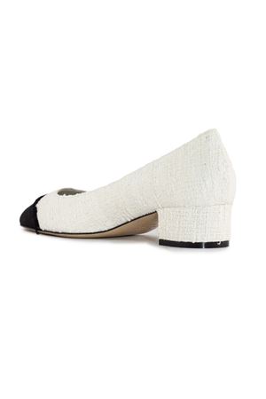 Cream white bouclé Larame sandal ROBERTO FESTA | LARAMECREAM